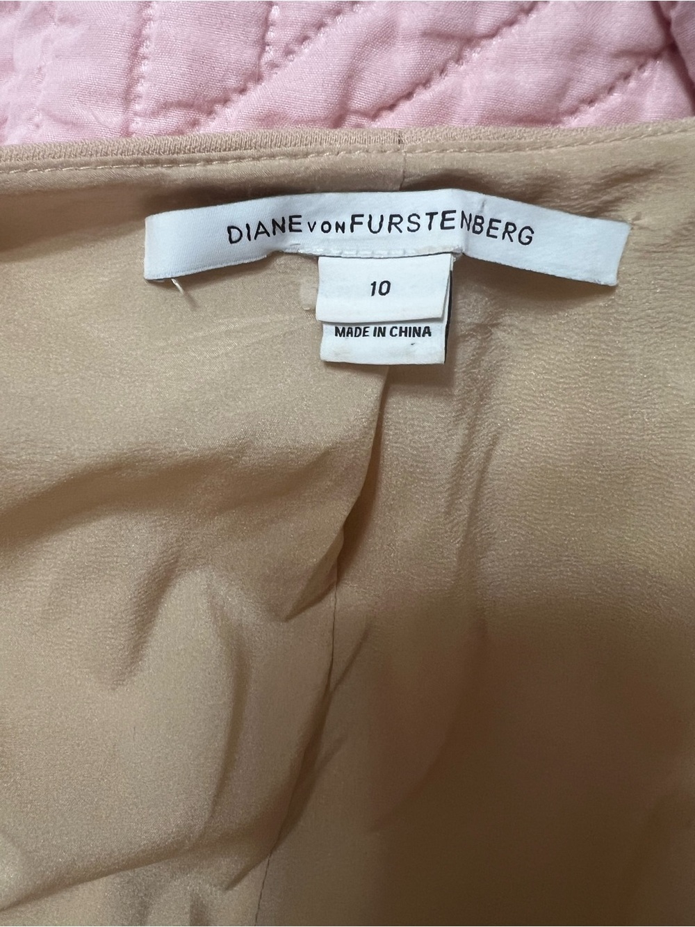DIANE VON FURSTENBERG DVF
Colorblock Feriha Blazer 10 Navy Tan
Cream - Picture 9 of 13